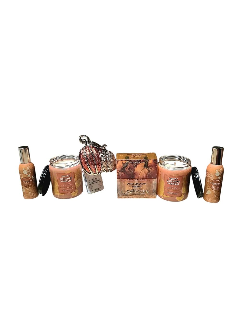 SWEET CINNAMON PUMPKIN 7-PIECE HOME FRAGRANCE COLLECTION SET BATH & BODY WORKS